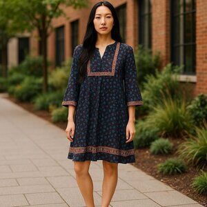 Women's - Lola Australia Blue Bell Sleeve Dress